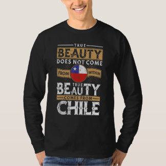 チリの女性と男性 Tシャツ