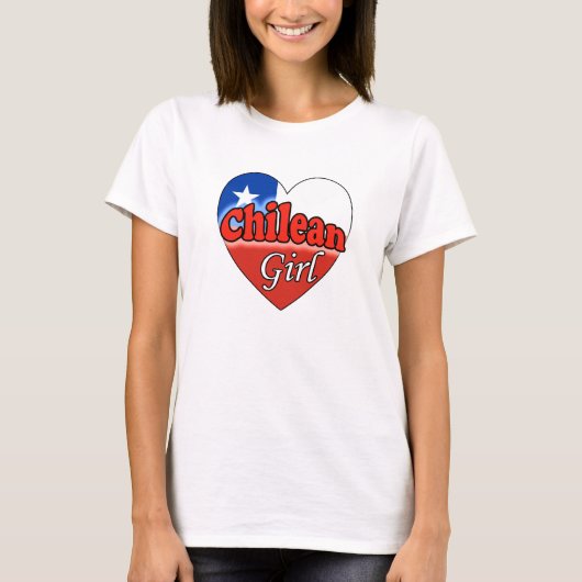 チリの少女 Tシャツ (正面)