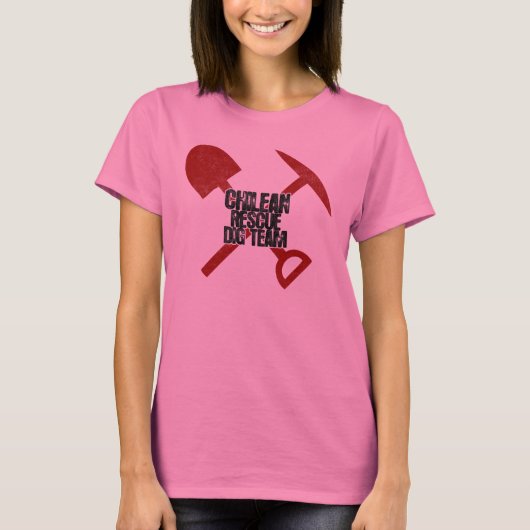チリの救助隊 Tシャツ (正面)
