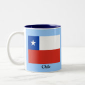 チリの旗 ツートーンマグカップ (左)