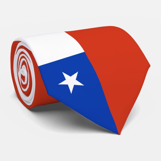 チリの旗 ネクタイ (ロール)