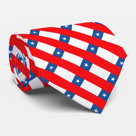 チリの旗 ネクタイ (ロール)