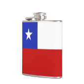 チリの旗 フラスク (左)