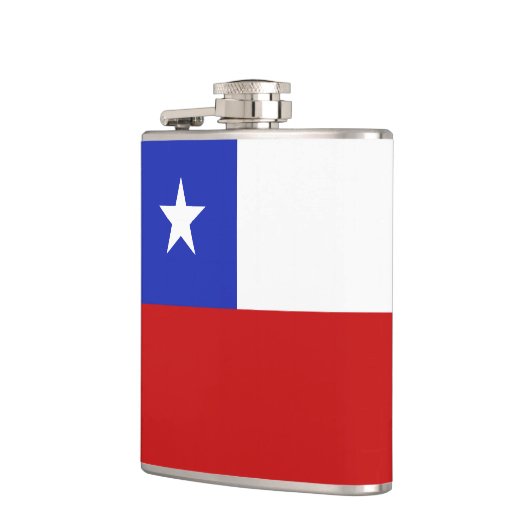 チリの旗 フラスク (左)