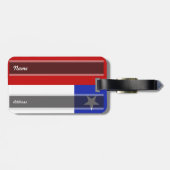 チリの旗 ラゲッジタグ (裏面横)