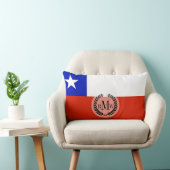 チリの旗 ランバークッション (椅子)