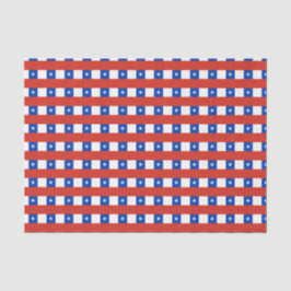 チリの旗 薄葉紙