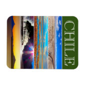 チリの景勝地 マグネット (横)