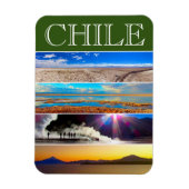 チリの景勝地 マグネット (縦)