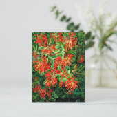 チリの燃え盛るブッシュと欧州経済通貨同盟素晴らし、芸術、 ポストカード (スタンド正面)