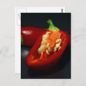 チリの種、静物産 ポストカード (正面/裏面)