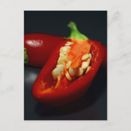 チリの種、静物産 ポストカード