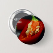 チリの種、静物産 缶バッジ (正面&裏面)