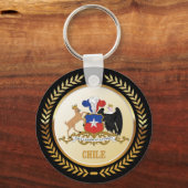 チリの紋章 キーホルダー (正面)