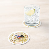 チリの紋章 ラウンドペーパーコースター (インサイチュ)