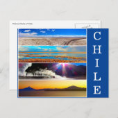 チリの自然公園 ポストカード (正面/裏面)