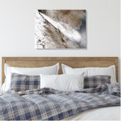 チリの茶天火山の噴火から発生するプルーム キャンバスプリント (インサイチュ (寝室))