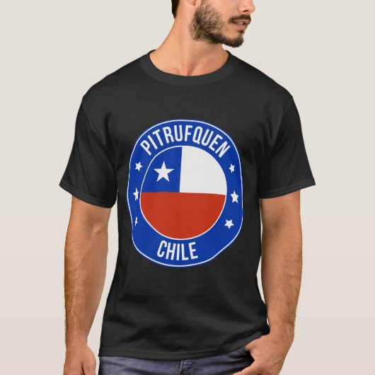 チリの都市ピトルフケン Tシャツ (正面)