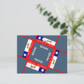 チリの鉱山救助 ポストカード (スタンド正面)