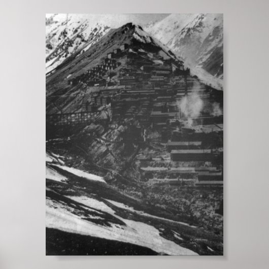 チリの銅鉱山をブラデン ポスター (正面)