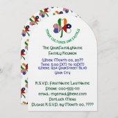 チリアイリッシュUSAシャムロックファミリー懇親会 招待状 (正面/裏面)