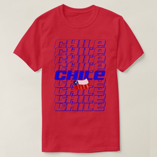 チリカスケードテキスト1 Tシャツ (デザイン正面)
