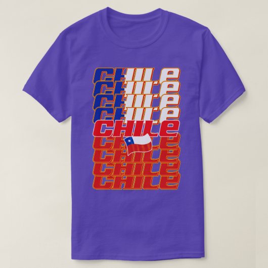チリカスケード文字2 Tシャツ (デザイン正面)
