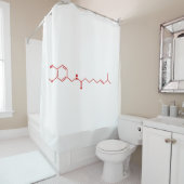 チリカプサイシン分子化学式 シャワーカーテン (インサイチュ)