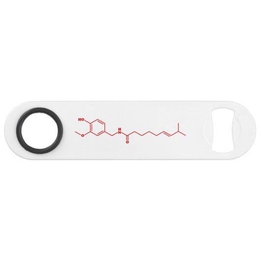 チリカプサイシン分子化学式 スピード栓抜き (正面(横))