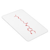 チリカプサイシン分子化学式 マグネット (右側)