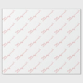 チリカプサイシン分子化学式 ラッピングペーパー (フラット)