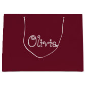 チリカラーベビーシャワー抱き枕 ラージペーパーバッグ (正面)