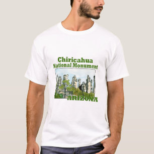 チリカワ国定記念碑(アリゾナ) Tシャツ