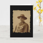 チリカワ・アパッチ族長1898カード カード (黄色い花)