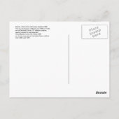 チリカワ・アパッチ部族1898はがきチーフ ポストカード (裏面)