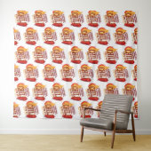 チリクックオフ | BBQコンテスト ステップ＆リピート タペストリー (インサイチュ(横))