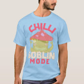 チリゴブリン・モード カレー好き Tシャツ (正面)