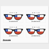 チリシェーズカスタムステッカー 長方形シール (シート)