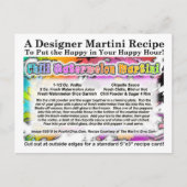 チリスイカマルティーニレシピはがき ポストカード (正面)