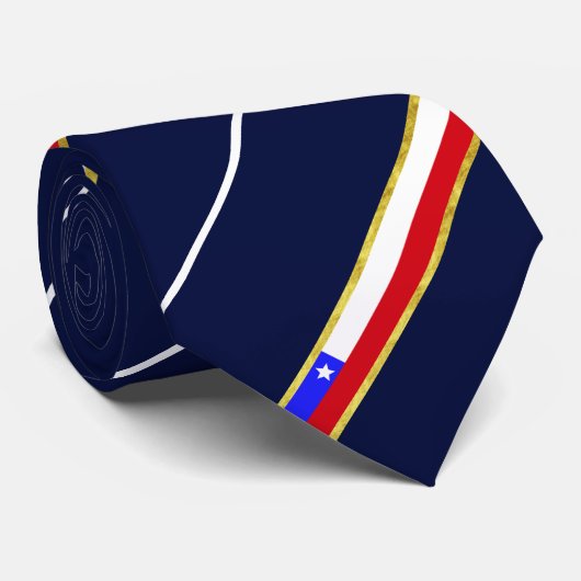 チリストライプ旗 ネクタイ (ロール)