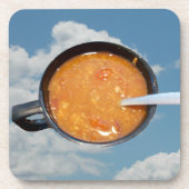 チリスープ懸命プラスチックコースター コースター (正面)