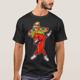 チリダビングTシャツペッパーMexican hot Jalapeno Tシャツ
