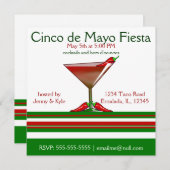 チリチニシンコデマヨフィエスタパーティー 招待状 (正面/裏面)