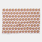 チリチリのボウルのコンCarne調理食品 キッチンタオル (横)