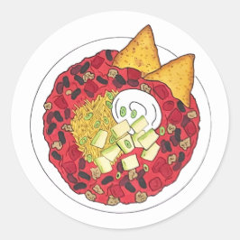 チリチリスープ調理外食ご飯 ラウンドシール