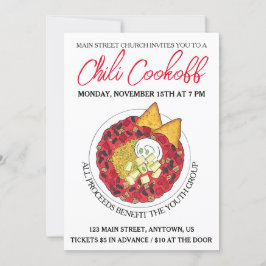 チリチリスープ調理外食ご飯 招待状