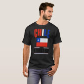 チリチリ国旗Chile Is Calling And I Mu Tシャツ (正面フル)