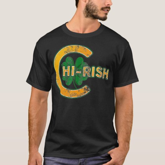 チリッシュシカゴSaint patricks day Tシャツ (正面)