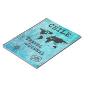 チリトラベルジャーナルバケーショントリッププランナー ノートブック (左側)