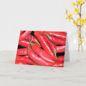 チリネズミマット カード (黄色い花)